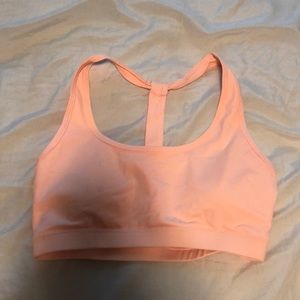 Forever 21 peach sports bra